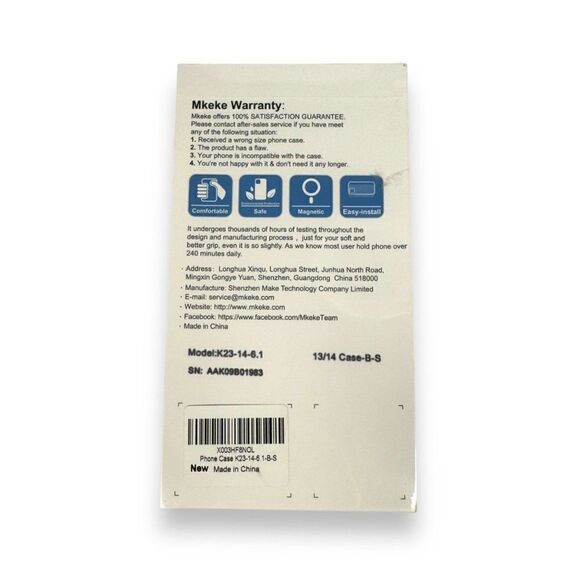 Mkeke Silicone Magnetic MagSafe Case iPhone 13/14 - Picture 2 of 3